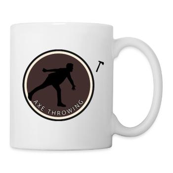 Axe Throwing Axe Sport - Mug - white - Right