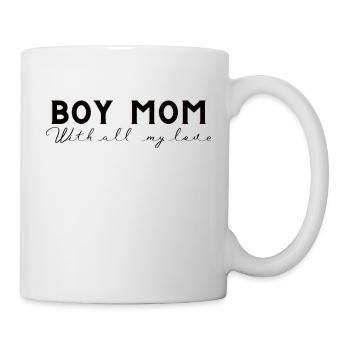 boy mom - Tasse - Weiß - Rechts