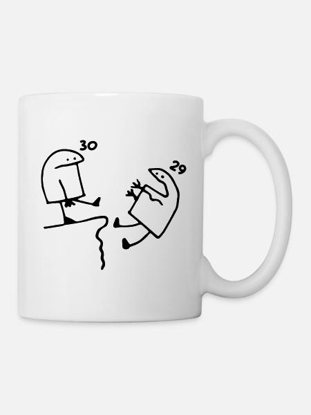 30 ans Idée Cadeau Humour Anniversaire 30 ans - Mug blanc - blanc