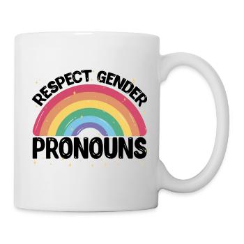 Respect Gender Pronouns 2 - Mug - white - Right