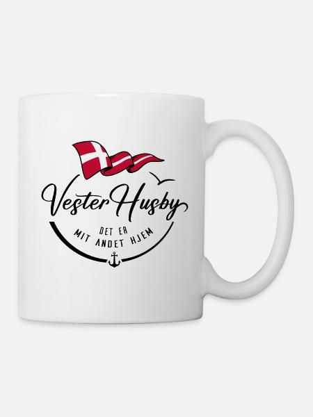 VESTER HUSBY - Meine zweite Heimat - b - Tasse - Weiß