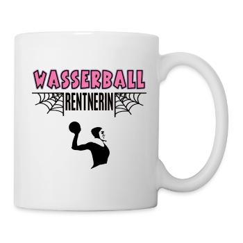 Wasserball Rentnerin Wasserballerin Rente Spiel - Tasse - Weiß - Rechts