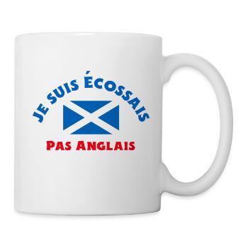 I'm Scottish not English (M) Design - Mug - white - Right