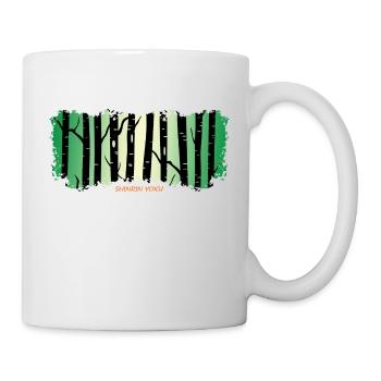 Waldbaden Wald shinrin yoku Waldgänger Waldbad - Tasse - Weiß - Rechts