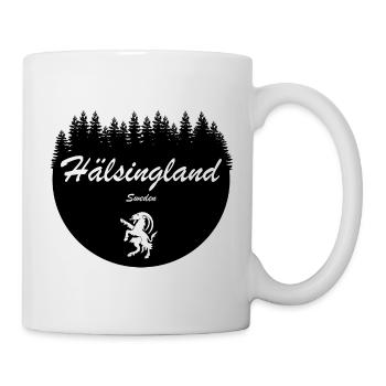 Hälsingland Sweden Stickers Holiday Bock - Mug - white - Right