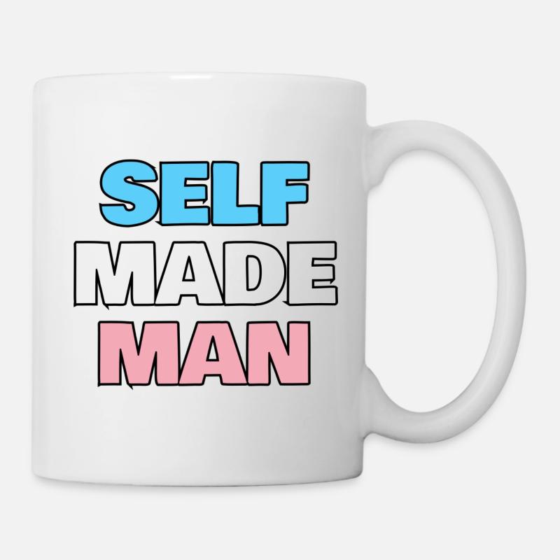 Self made man - Mug - white