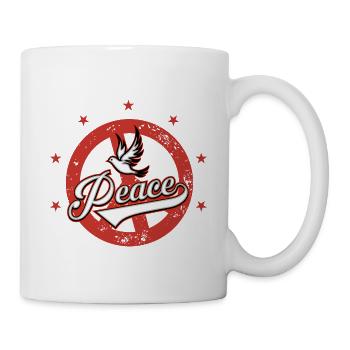 Paix - Mug blanc - blanc - Droite