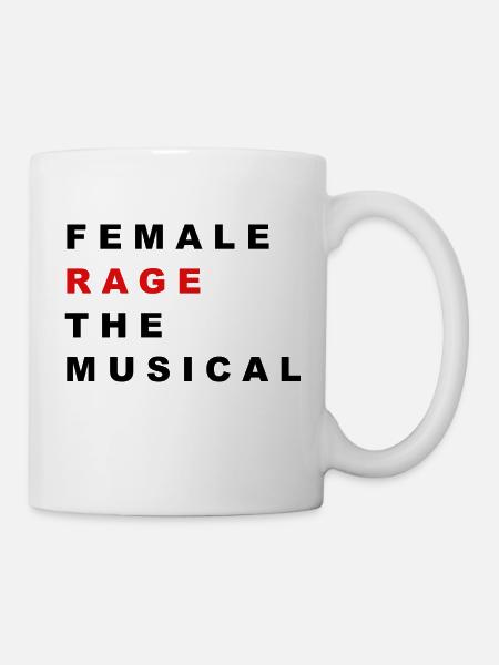 FEMALE RAGE - Tasse - Weiß