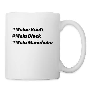 Mannheim - Tasse - Weiß - Rechts