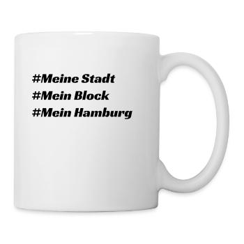 Hamburg - Tasse - Weiß - Rechts