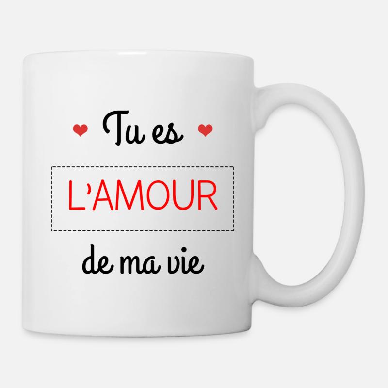 tu es l amour de ma vie - Mug blanc - blanc