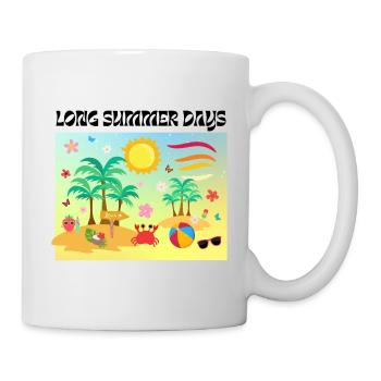 Long summer days - Mug - white - Right