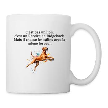 chasseur de calin - Mug blanc - blanc - Droite