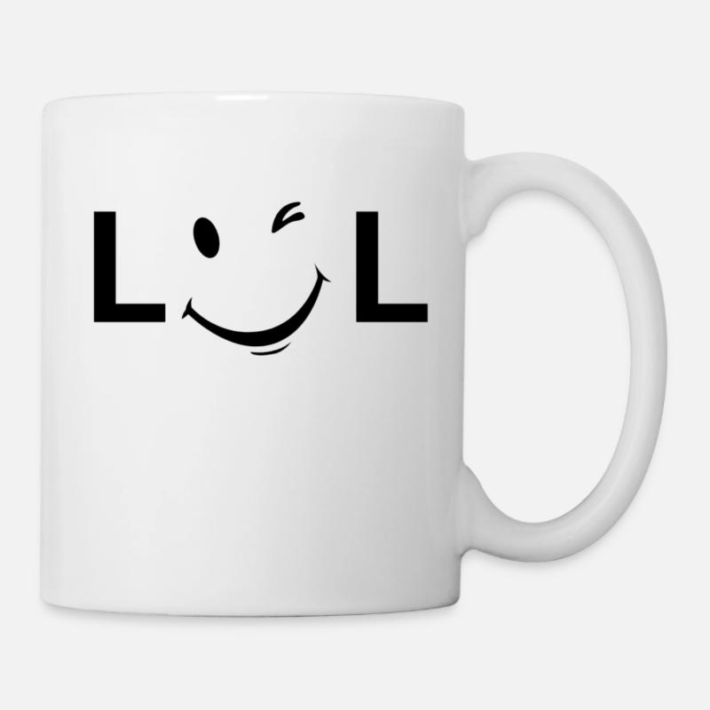 LOL Unisex - Tasse - Weiß