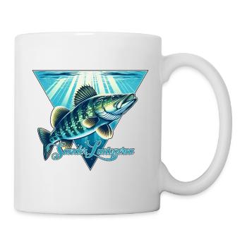 Zander Pêche Pêche Poissons Prédateurs Pêche - Mug blanc - blanc - Droite