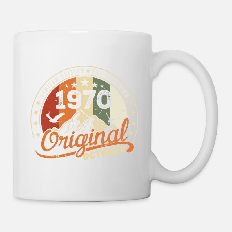 Octobre 1970 Cadeau D’anniversaire October 1970 - Mug blanc - blanc