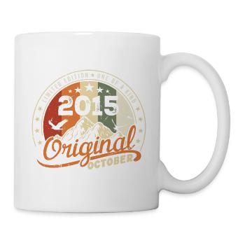 Octobre 2015 Cadeau D’anniversaire October 2015 - Mug blanc - blanc - Droite