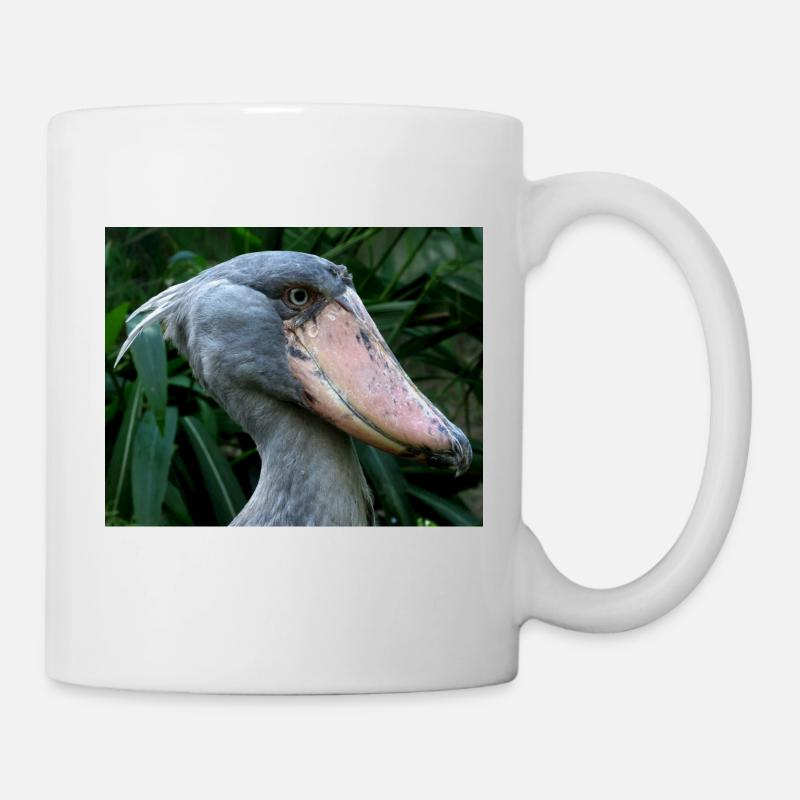 Schuhschnabelstorch - Tasse - Weiß
