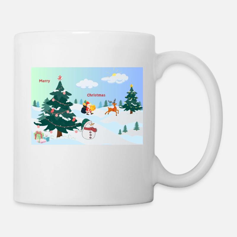 Mengdesigns : Noël approche !! - Mug blanc - blanc