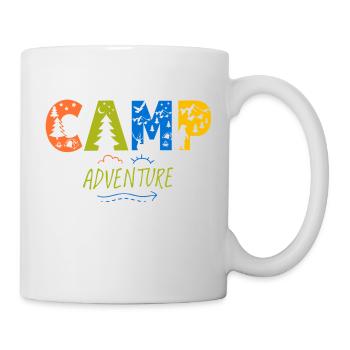Camp d’aventure - Mug blanc - blanc - Droite