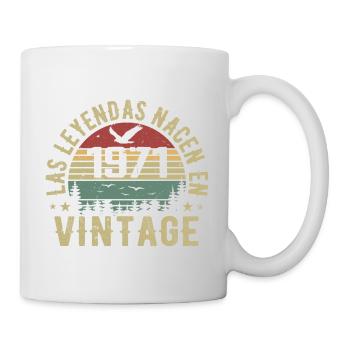 Naissance des légendes 1971 Cadeau d’anniversaire 1971 - Mug blanc - blanc - Droite