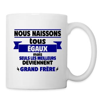 les meilleurs grand frère - Mug blanc - blanc - Droite