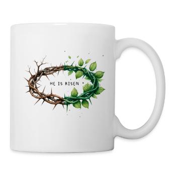 ✝️ Auferstehung Hoffnung Dornenkrone ✝️ - Tasse - Weiß - Rechts