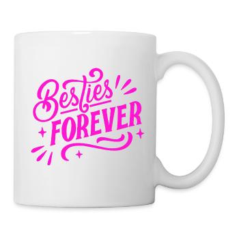 Besties Forever - Tasse - Weiß - Rechts