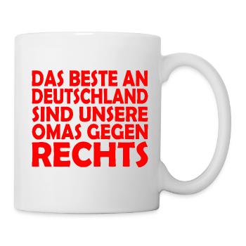 Grannies against the right - Mug - white - Right