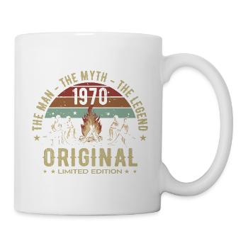 Legendary Since 1970 | 55th Anniversary Men - Mug - white - Right