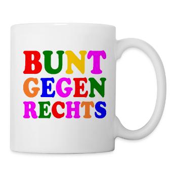 Colorful against the right - Mug - white - Right