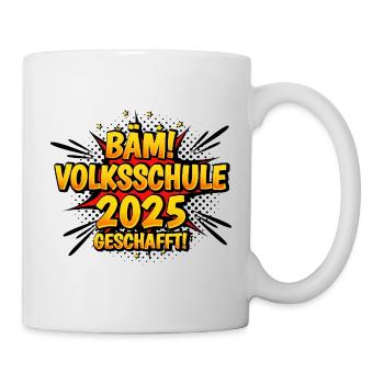 Volksschule Abgänger 2025 Tschüss Volksschule - Tasse - Weiß - Rechts