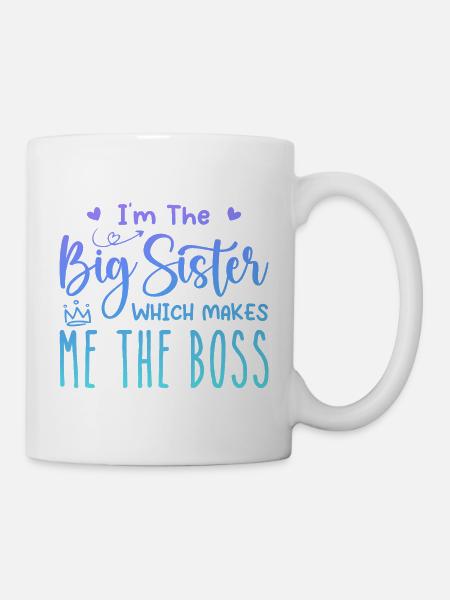 i'm the big sister - Kop/krus - hvid