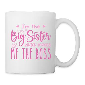 Ich bin die große Schwester - Tasse - Weiß - Rechts