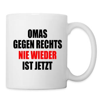 Omas gegen rechts - Tasse - Weiß - Rechts