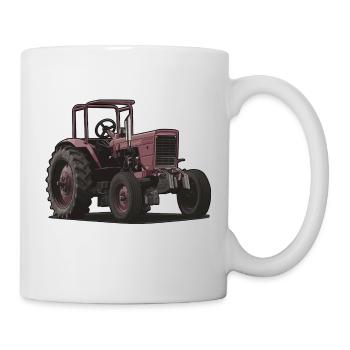 Classic Tractor // Bulldog // Illustration - Mug - white - Right