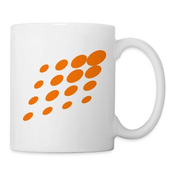 Punkt Muster - Tasse - Weiß - Rechts