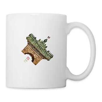 Chinesisch_Architektur_Himmelstempel_Tongren1420 - Tasse - Weiß - Rechts