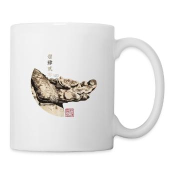Chinesischer Drache im Himmelstempel_Chi 1420 - Tasse - Weiß - Rechts