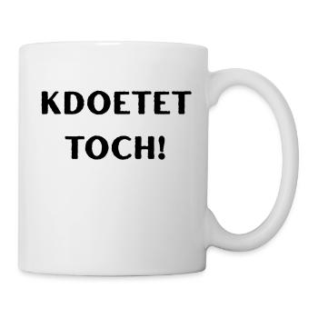 KDOETETTOCH – Chemise rebelle d’Anvers - Mug blanc - blanc - Droite