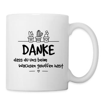 Cadeau d’adieu pour l’enseignant de la maternelle - Mug blanc - blanc - Droite