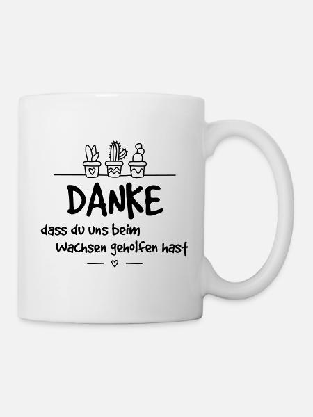Kindergarten Abschied Geschenk für Erzieherin - Tasse - Weiß
