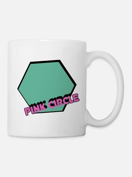 Vintage Hexagon with Text - Mug - white