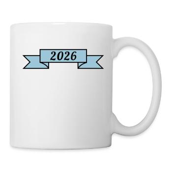 2026 Banderole square | Vectorgraphic - Mug - white - Right