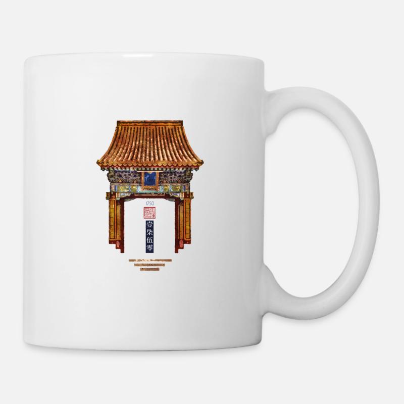 Palais d’été Style_1750 chinois Paiyun - Mug blanc - blanc