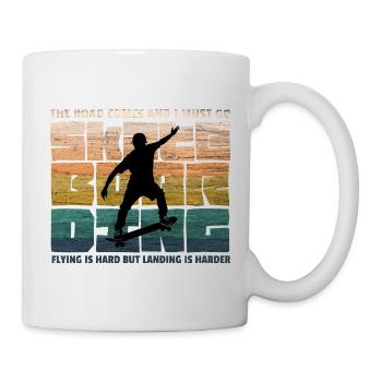 Skateboard Skating Skate Fan70s Retro Skater - Mug - white - Right