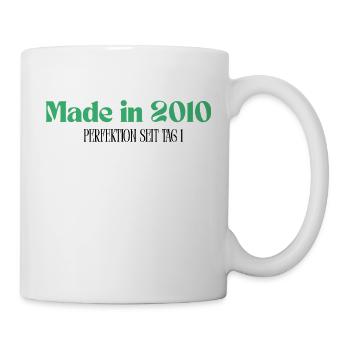 Made in 2010 - Perfection since day 1 - Mug - white - Right