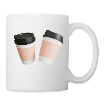 Kaffee - Tasse - Weiß - Rechts