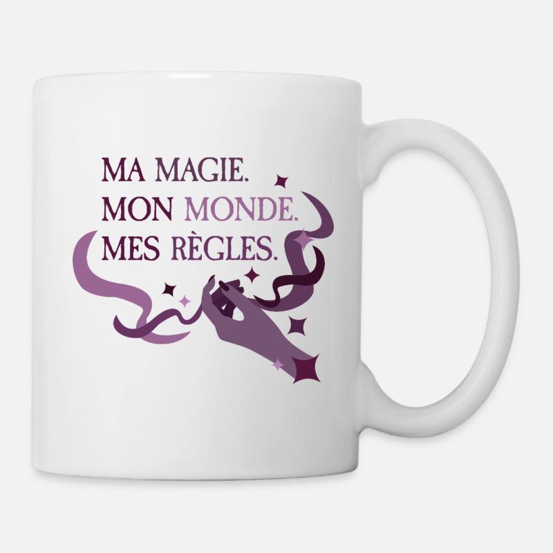 My magic. My World. My rules. - Mug - white