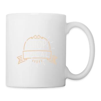 Magasinez local artisan de soutien aux petites entreprises - Mug blanc - blanc - Droite